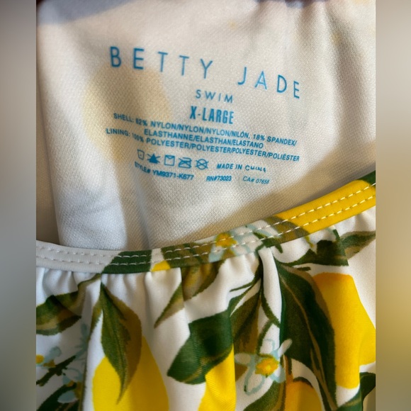 NWT Betty Jade Swim Suit XL (on or off shoulders) - Picture 3 of 4